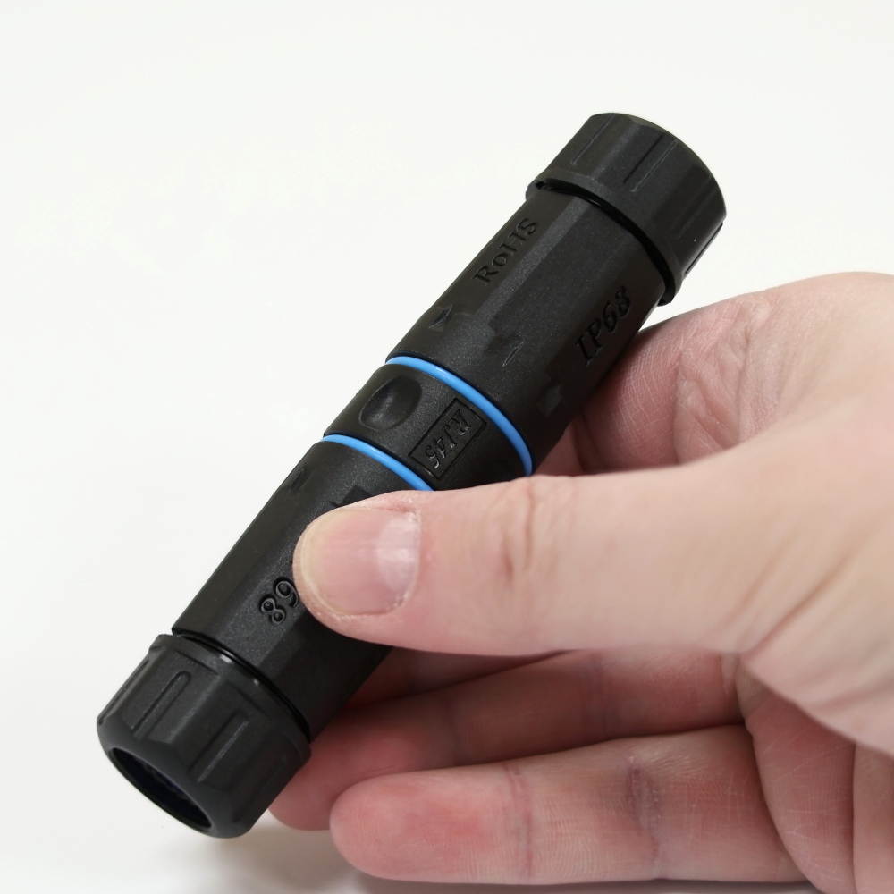 Водонепроницаемый соединитель IP68 для витой пары, STP, кат. 6, под ...